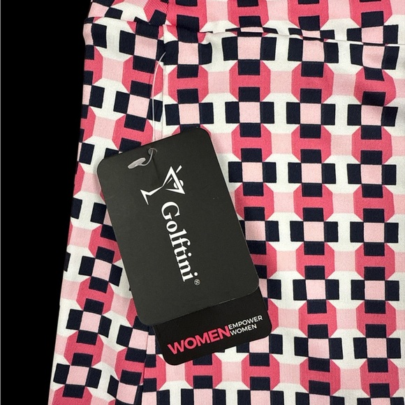 Golftini The Fighter Pink and Black Golf Skort NWT - Picture 2 of 7
